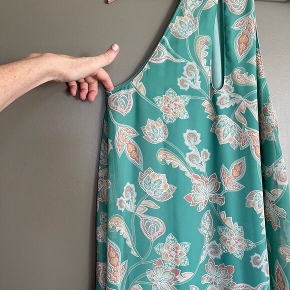 Show Me Your Mumu Gomez Jadely Paisley Floral A-Line Dress Size Small Green - Picture 14 of 16